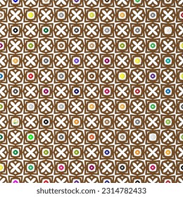 Vector background with colorful pattern. Abstract background. Perfect for fashion, textile design, cute themed fabric, on wall paper, wrapping paper and home decor.