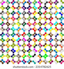 Vector background with colorful pattern. Abstract background. Perfect for fashion, textile design, cute themed fabric, on wall paper, wrapping paper and home decor.