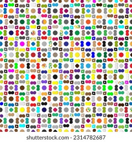 Vector background with colorful pattern. Abstract background. Perfect for fashion, textile design, cute themed fabric, on wall paper, wrapping paper and home decor.