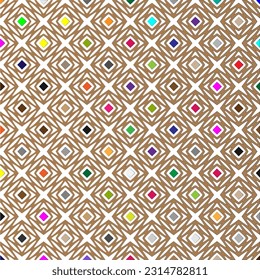 Vector background with colorful pattern. Abstract background. Perfect for fashion, textile design, cute themed fabric, on wall paper, wrapping paper and home decor.