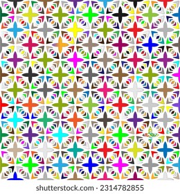 Vector background with colorful pattern. Abstract background. Perfect for fashion, textile design, cute themed fabric, on wall paper, wrapping paper and home decor.
