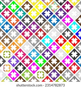 Vector background with colorful pattern. Abstract background. Perfect for fashion, textile design, cute themed fabric, on wall paper, wrapping paper and home decor.