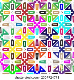 Vector background with colorful pattern.Abstract background. Perfect for fashion, textile design, cute themed fabric, on wall paper, wrapping paper and home decor.