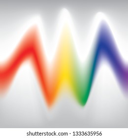 Vector Background Colorful Rainbow