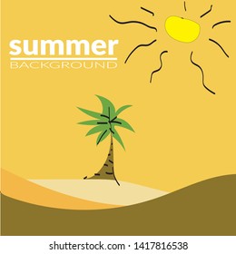 vector of background colorful summer party