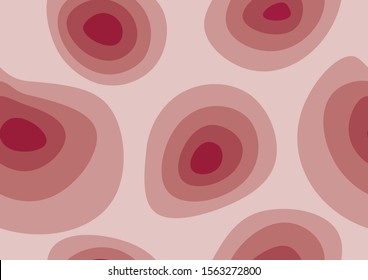 vector background/ colorful texture of blood cells on pink background/ healthcare wallpaper/ red, organic seamless pattern