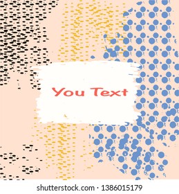 Vector background a combination of different textures and design. Suitable for all types of printing