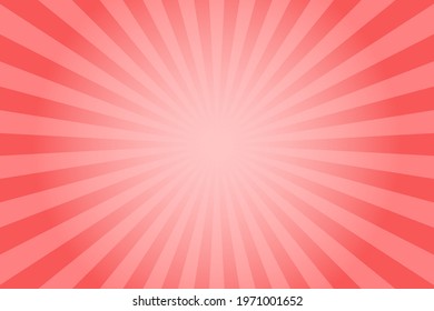 Vector background in comic book style with sunburst and gradient. Retro pop art design.