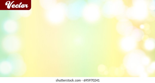 Vector background with the concept of bokeh effect is very beautiful and great