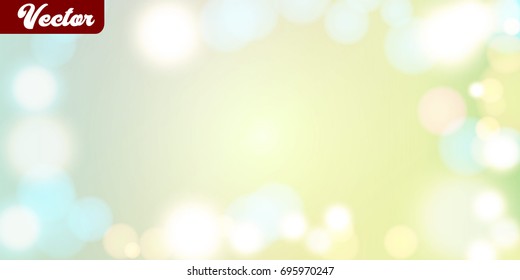 Vector background with the concept of bokeh effect is very beautiful and great