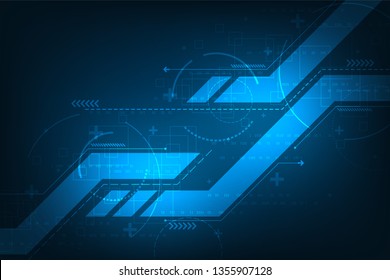 Vector background in the concept of technology.