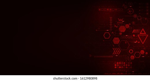 Vector background in the concept of technology.