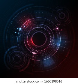 Vector background in the concept of technology.