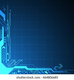 Vector background in the concept of technology.