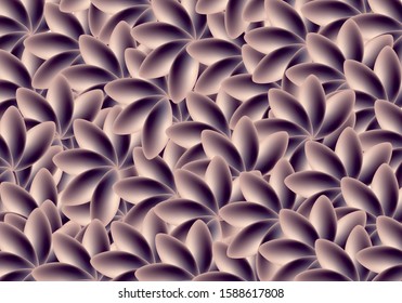 vector background consisting of abstract flowers, eps