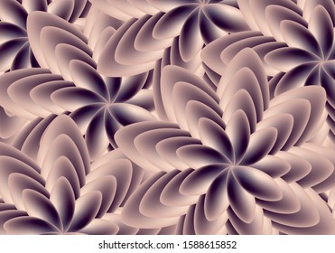 vector background consisting of delicate abstract flowers in soft pastel colors, eps