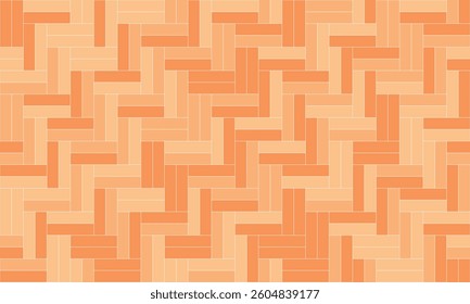 The vector background consists of various orange rectangles arranged chaotically, offering a lively and artistic touch to modern digital artwork and creative projects.