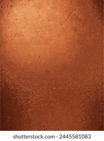 Vector background copper texture and colors - Industrial design element - Material with rough surface - Worn effect Stock vektor