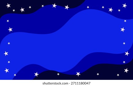 Fondo de Vector con espacio de copia para tarjetas de felicitación o Plantillas de diseño de portada Plantilla de color azul