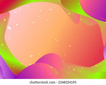 Vector background created by pop colors gradient lines set to frame style