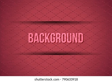 Vector background with crossed dash lines and textures  Brown