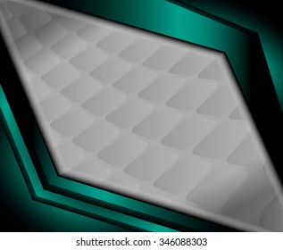 Vector background curve silver grey line on dark space overlap layer graphic for text and message modern artwork design
