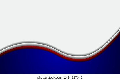 vector background of curves overlapping layers on white space for background design