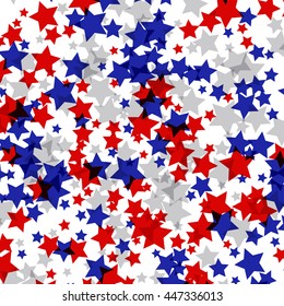 Vector background decorated with texture stars.