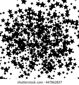 Vector background decorated with texture stars.