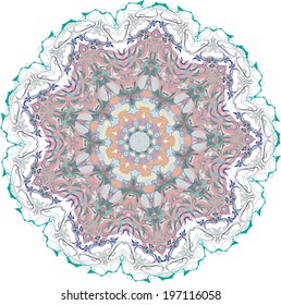 Vector background with decorative ethnic colors. Use for wallpaper and background