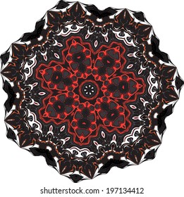 Vector background with decorative ethnic colors. Use for wallpaper and background