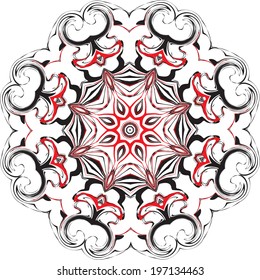 Vector background with decorative ethnic colors. Use for wallpaper and background