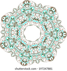 Vector background with decorative ethnic colors. Use for wallpaper and background