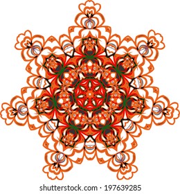 Vector background with decorative ethnic colors. Use for wallpaper and background
