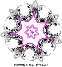Vector background with decorative ethnic colors. Use for wallpaper and background