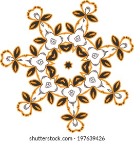 Vector background with decorative ethnic colors. Use for wallpaper and background