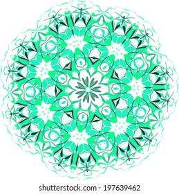 Vector background with decorative ethnic colors. Use for wallpaper and background
