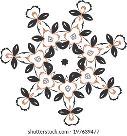 Vector background with decorative ethnic colors. Use for wallpaper and background
