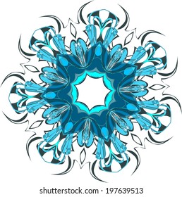 Vector background with decorative ethnic colors. Use for wallpaper and background