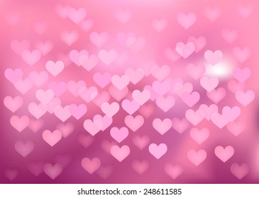 Vector background defocused festive lights, no size limit