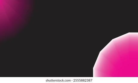 a vector background design with a circular pink abstract shape