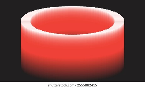 a vector background design with a circular red abstract shape