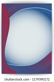 Vector background design a flyer brochure vertical