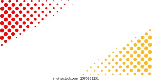 Vector background design with halftone effect. Abstract gradient round dots.