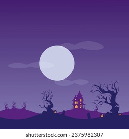 Vector background design with halloween theme