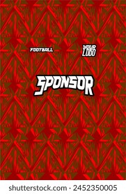 Vector background design illustration for sports team uniform sublimation printing jersey fabric