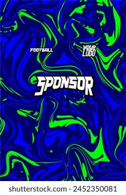 Vector background design illustration for sports team uniform sublimation printing jersey fabric