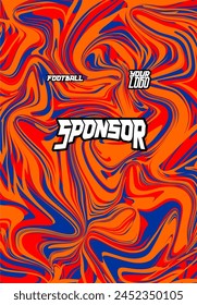 Vector background design illustration for sports team uniform sublimation printing jersey fabric