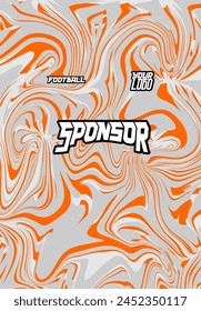 Vector background design illustration for sports team uniform sublimation printing jersey fabric