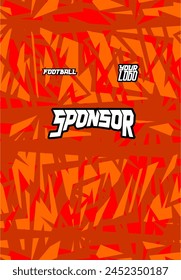Vector background design illustration for sports team uniform sublimation printing jersey fabric
